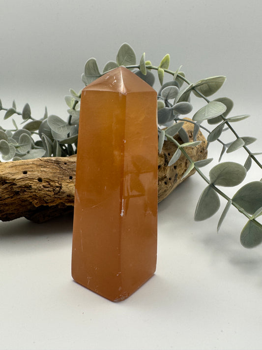 Honey Calcite Tower