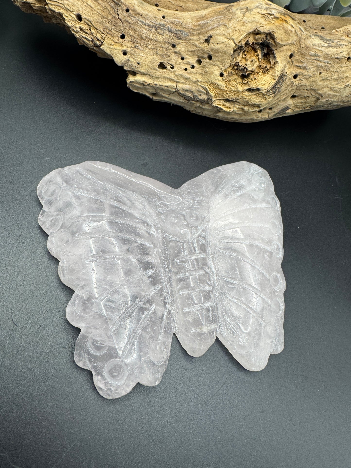 Rose Quartz Butterfly