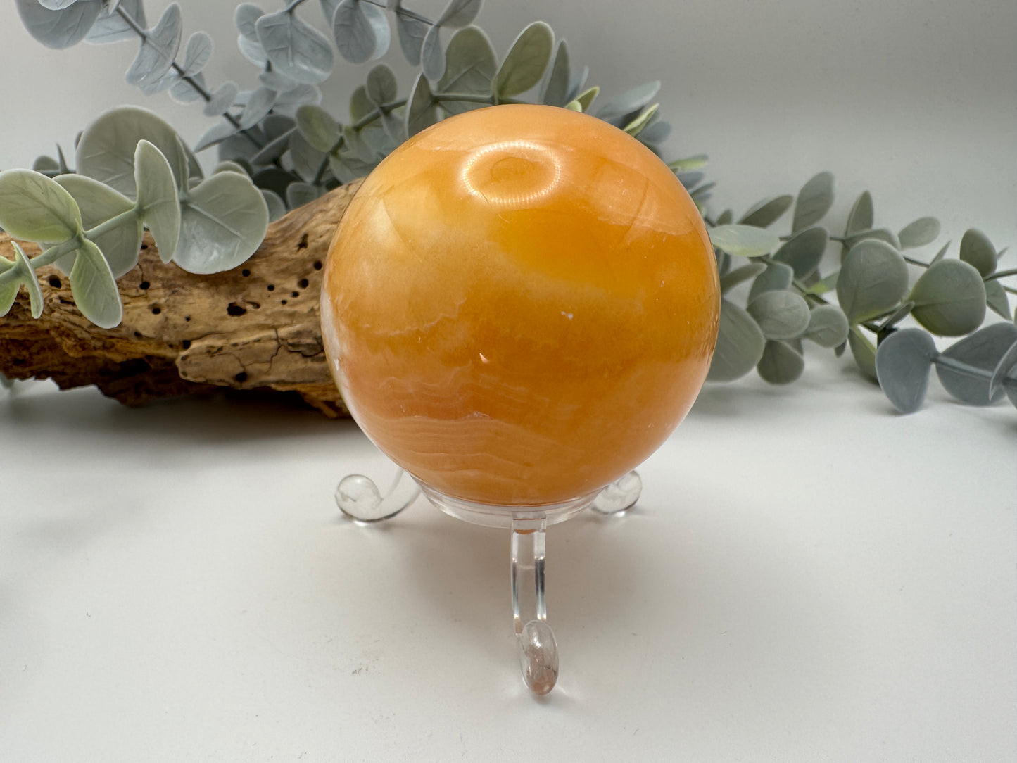 Orange Calcite Sphere