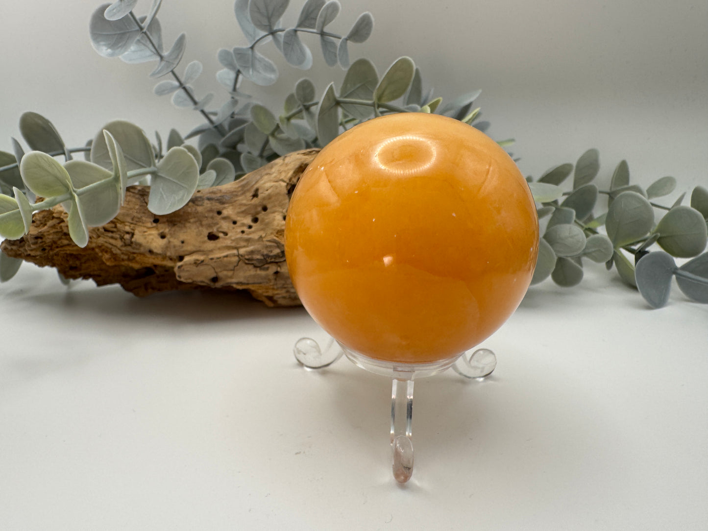 Orange Calcite Sphere