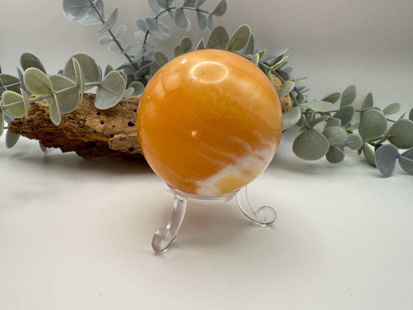 Orange Calcite Sphere