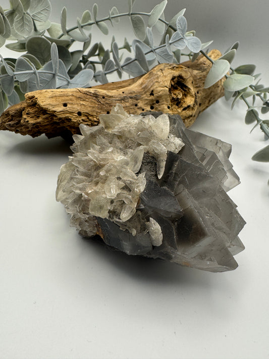 Fluorite & Dog Tooth Calcite Freeform