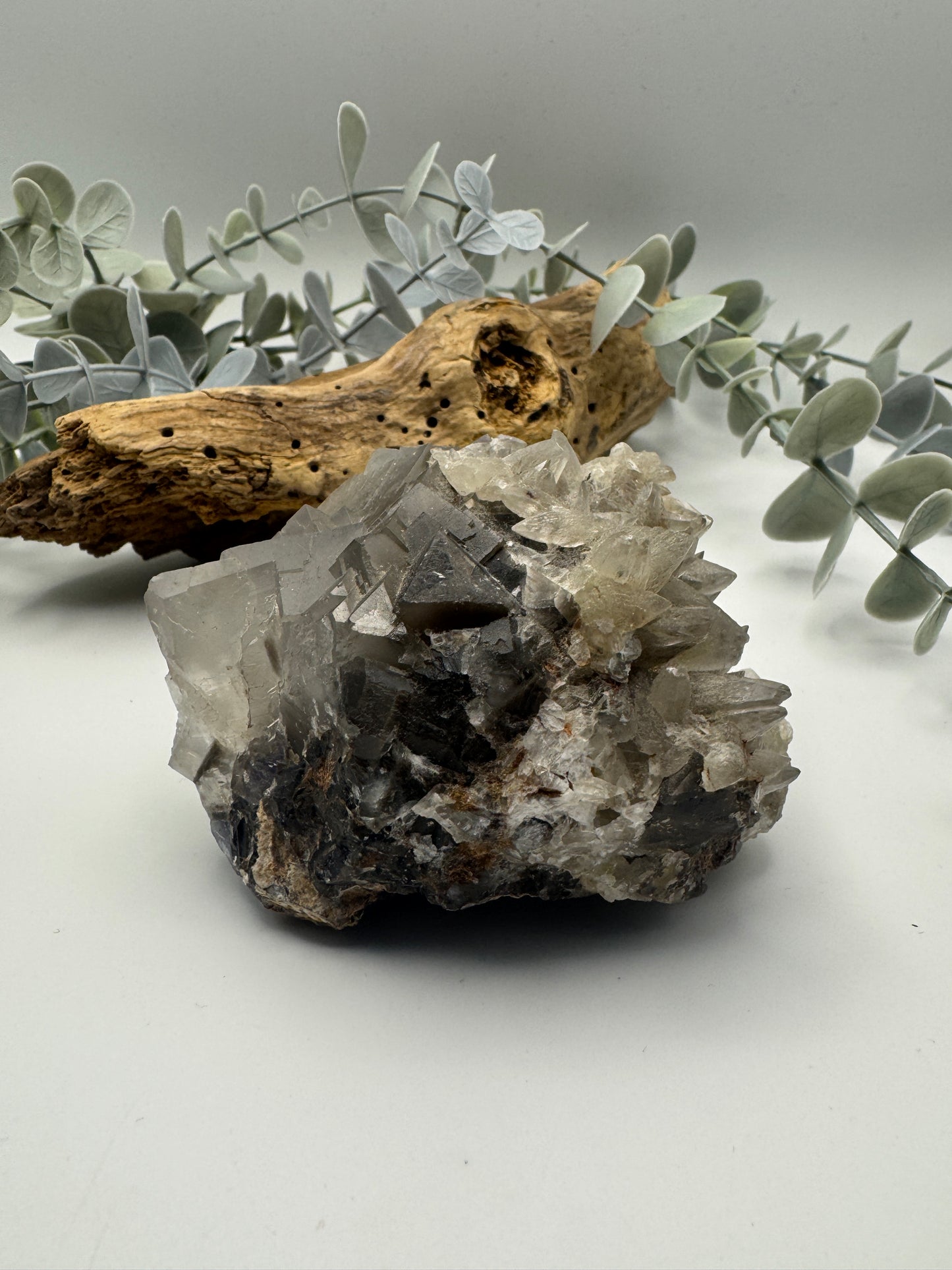 Fluorite & Dog Tooth Calcite Freeform