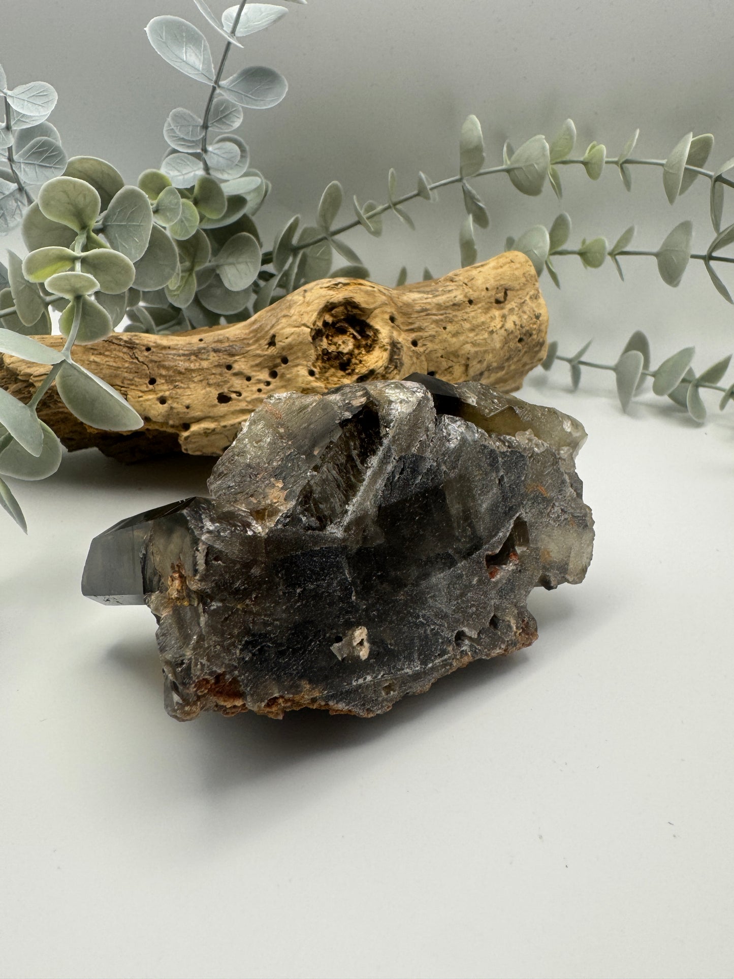 Smoky Quartz Cluster