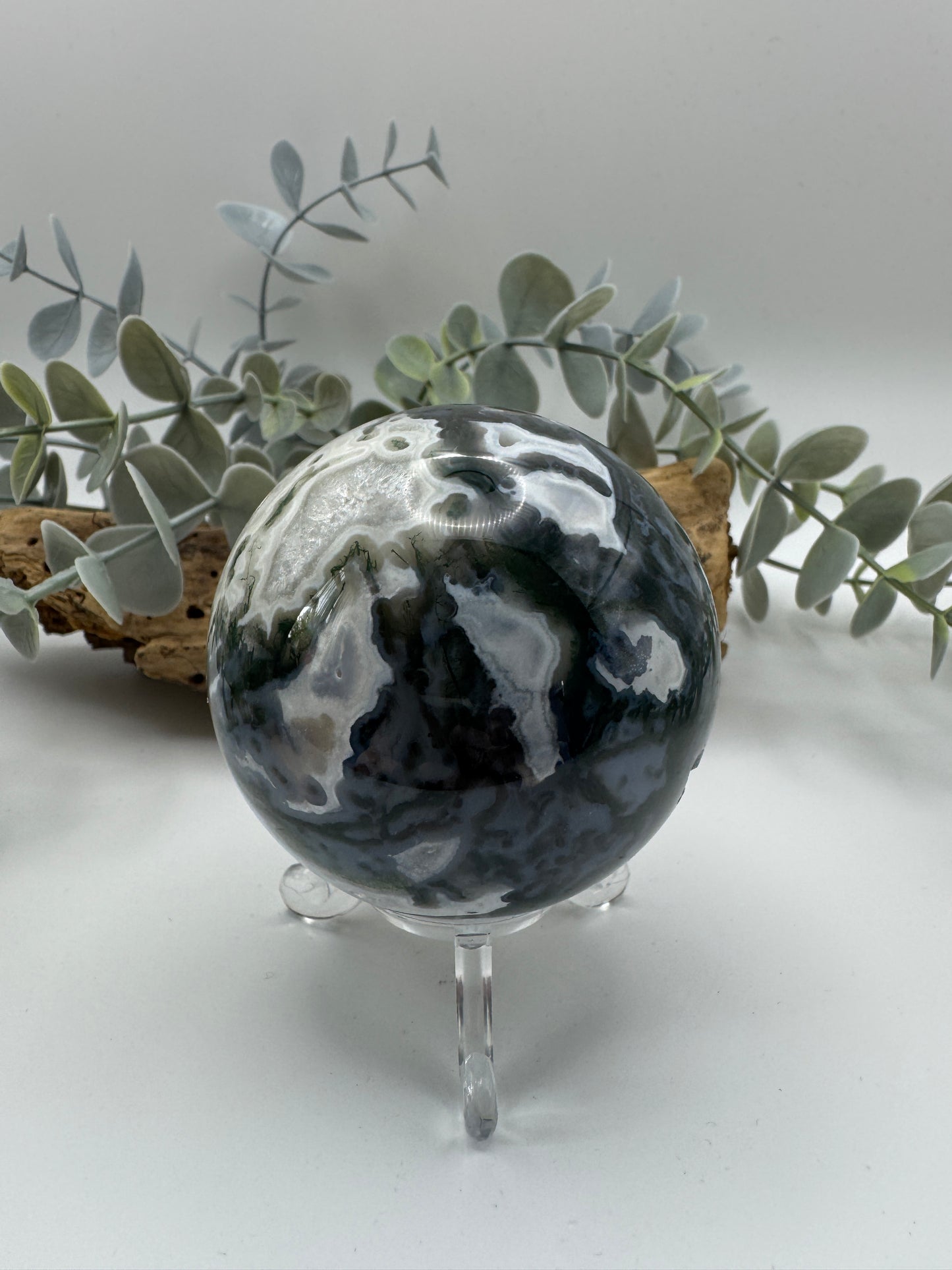 Moss Agate Sphere