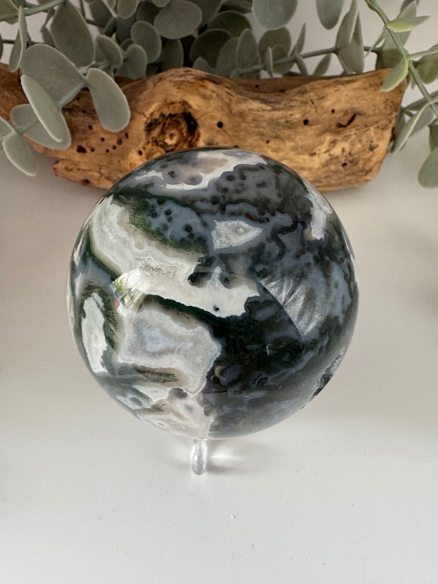 Moss Agate Sphere