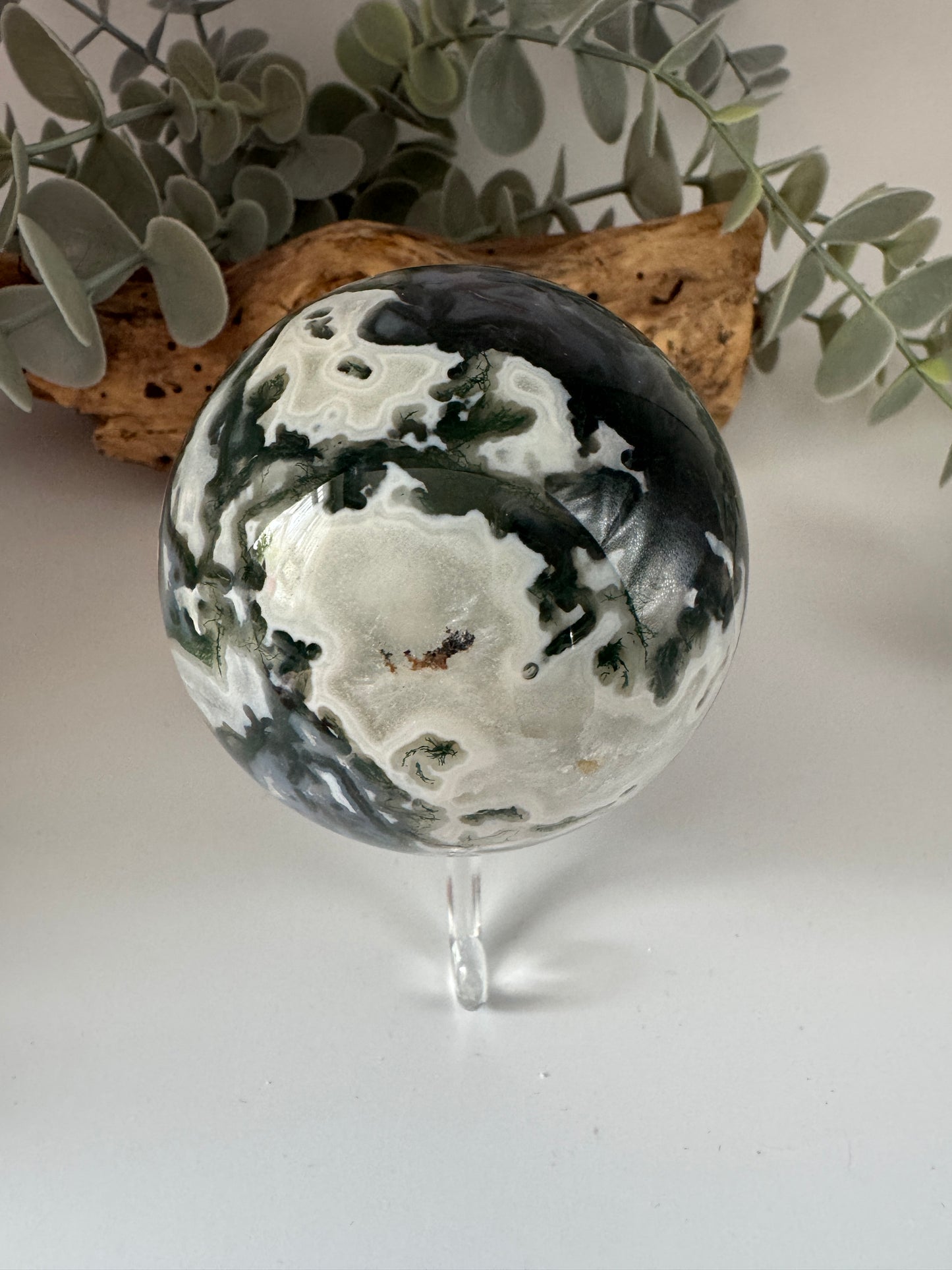 Moss Agate Sphere