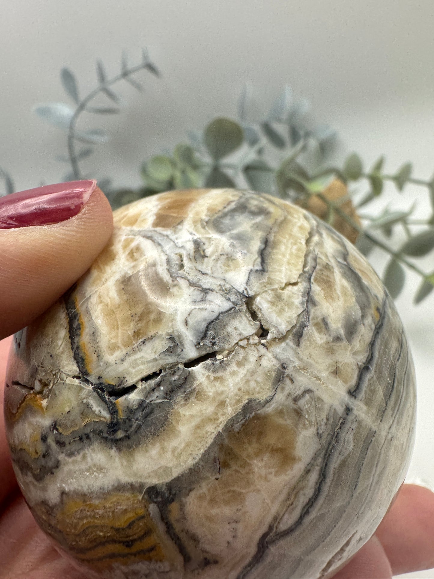 Mixed Calcite Sphere