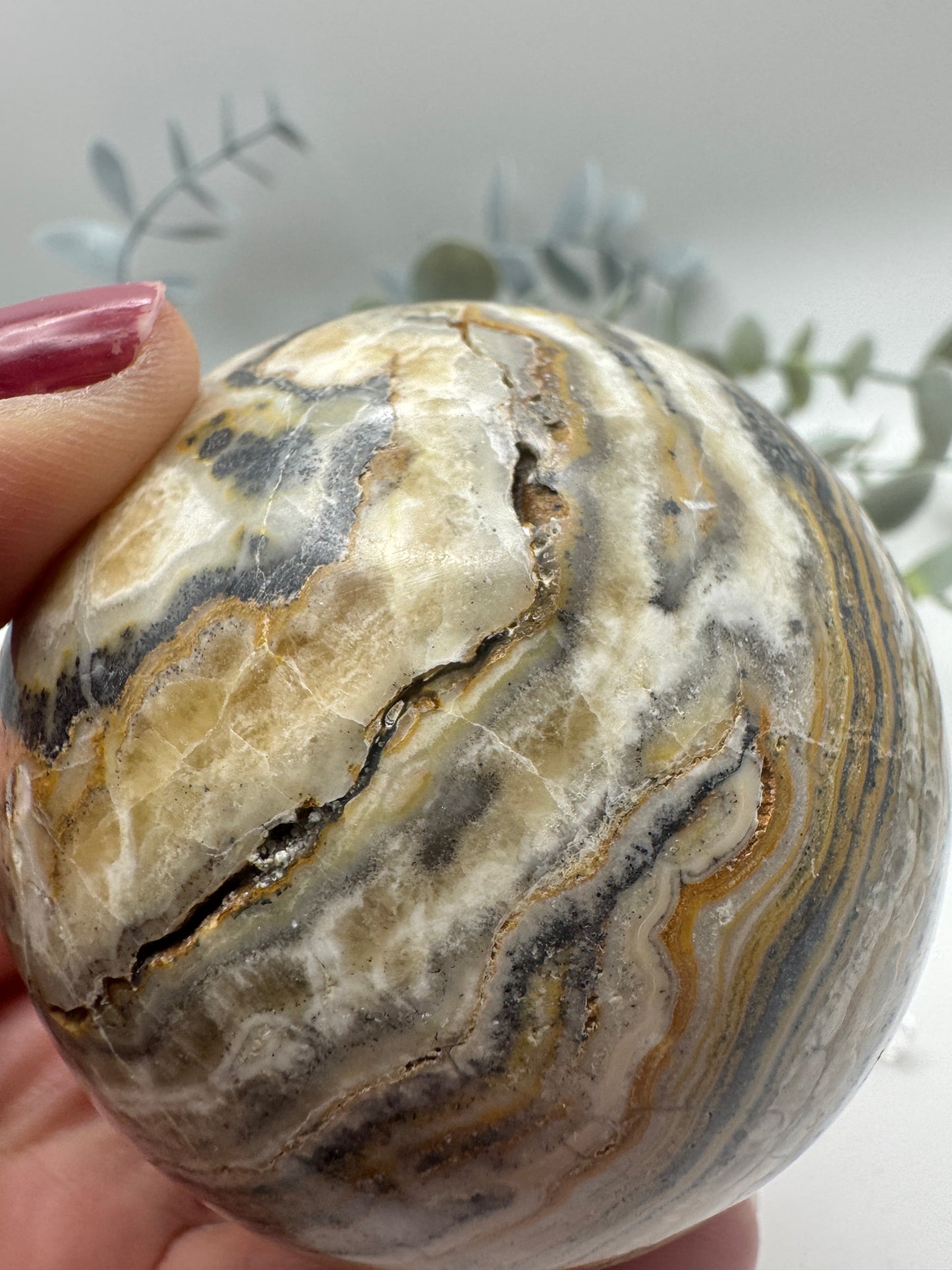 Mixed Calcite Sphere