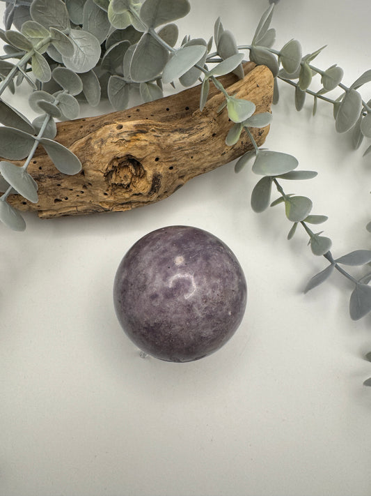 Lepidolite Sphere