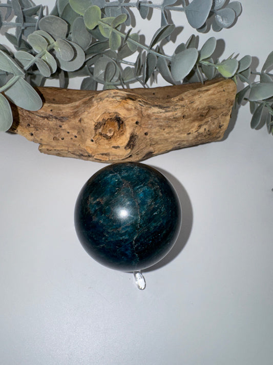 Blue Apatite Sphere