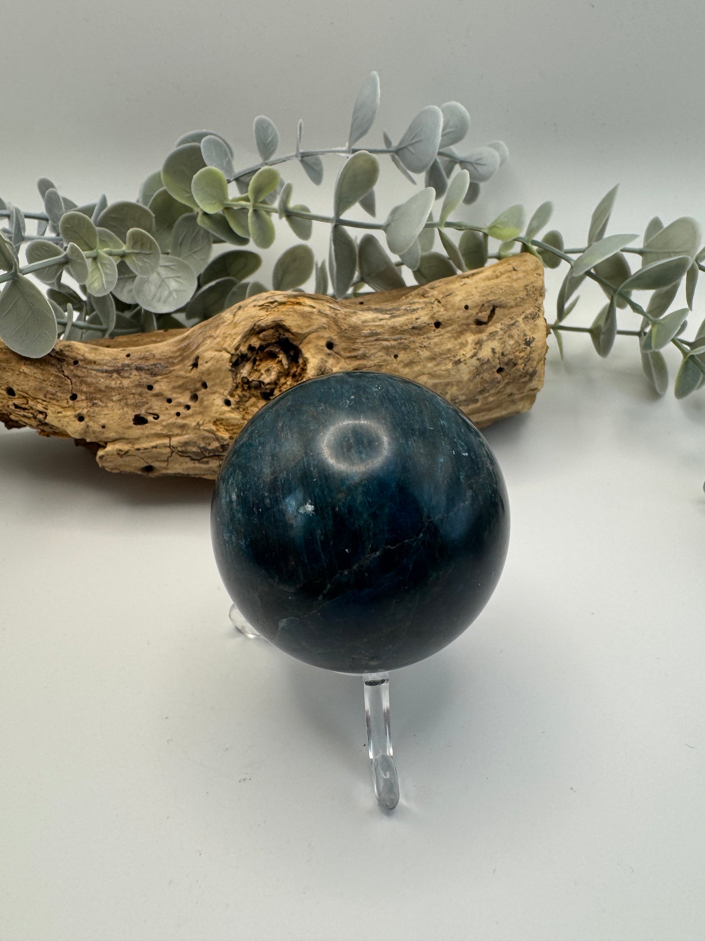 Blue Apatite Sphere