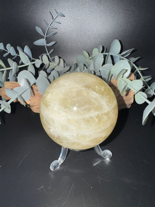 Citrine (Heat Treated Amethyst) Sphere
