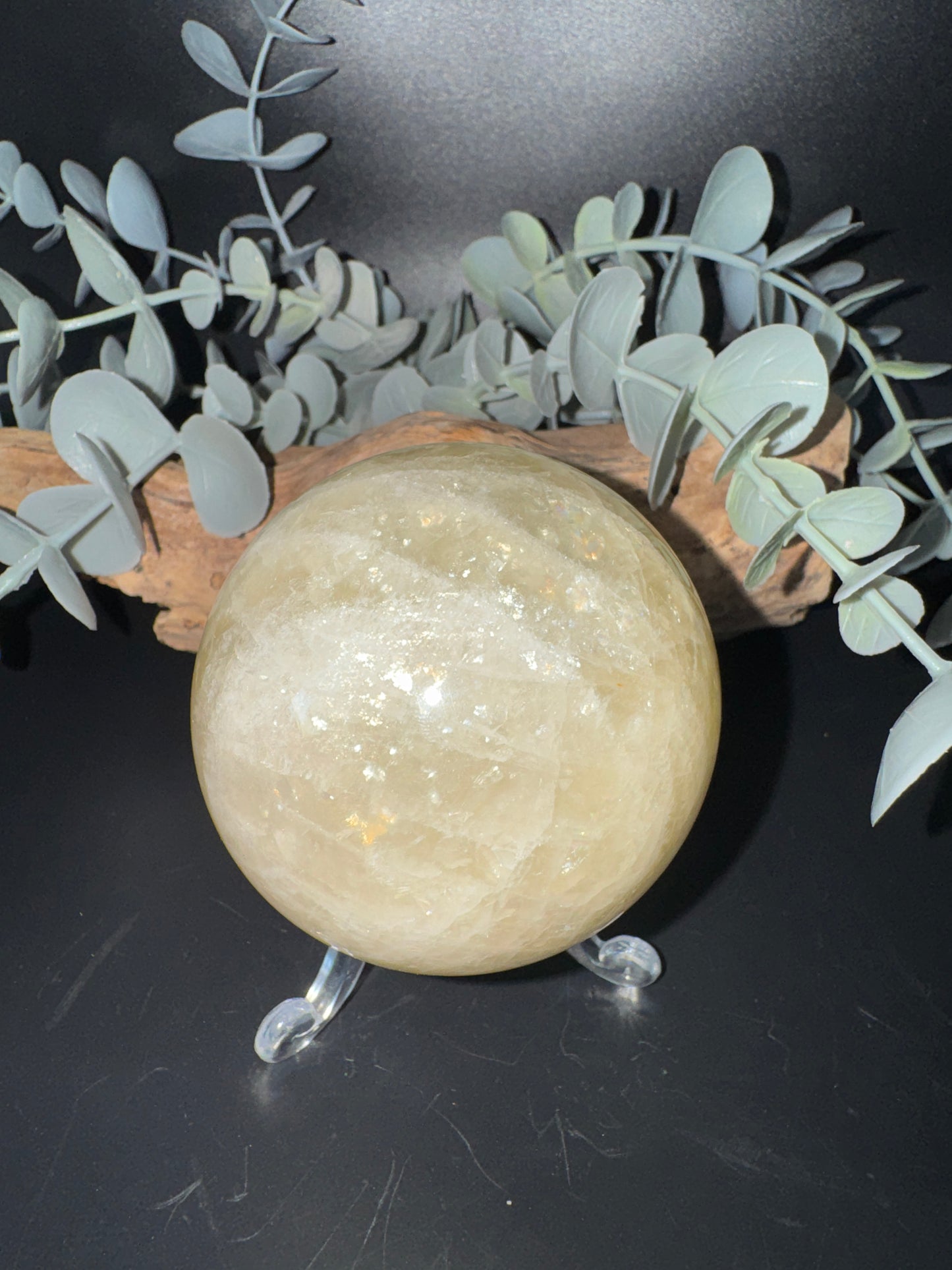 Citrine (Heat Treated Amethyst) Sphere