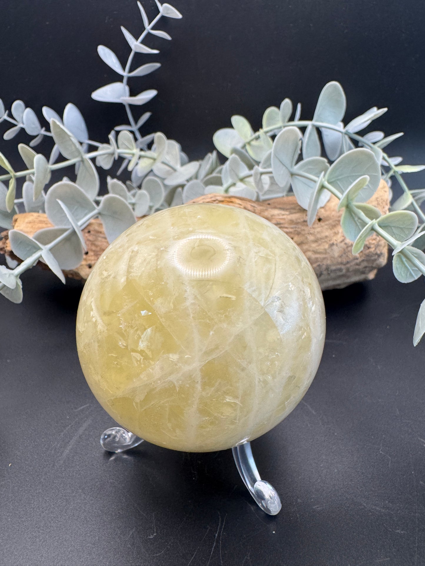 Citrine (Heat Treated Amethyst) Sphere