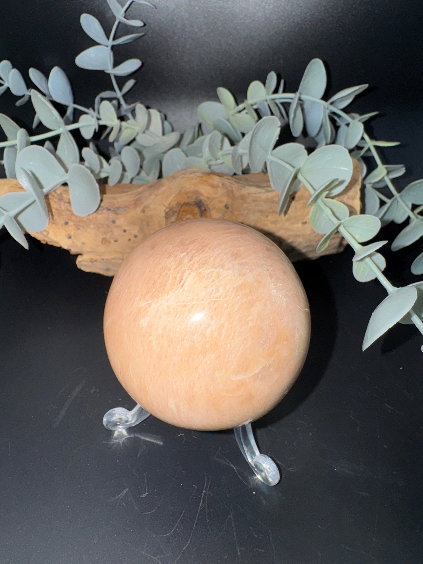 Peach Moonstone Sphere