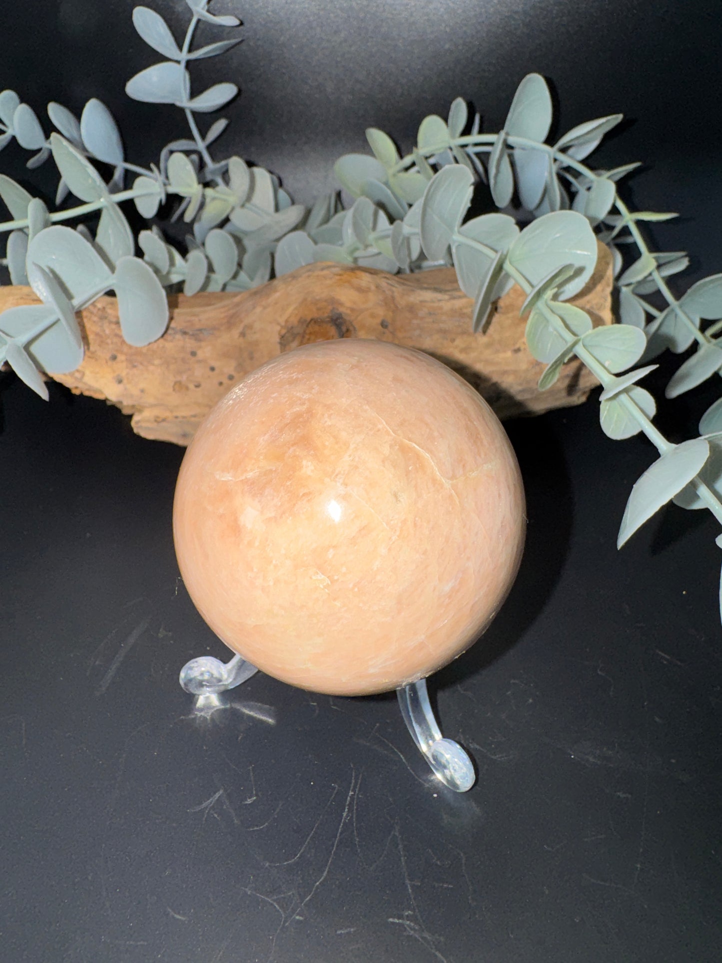 Peach Moonstone Sphere