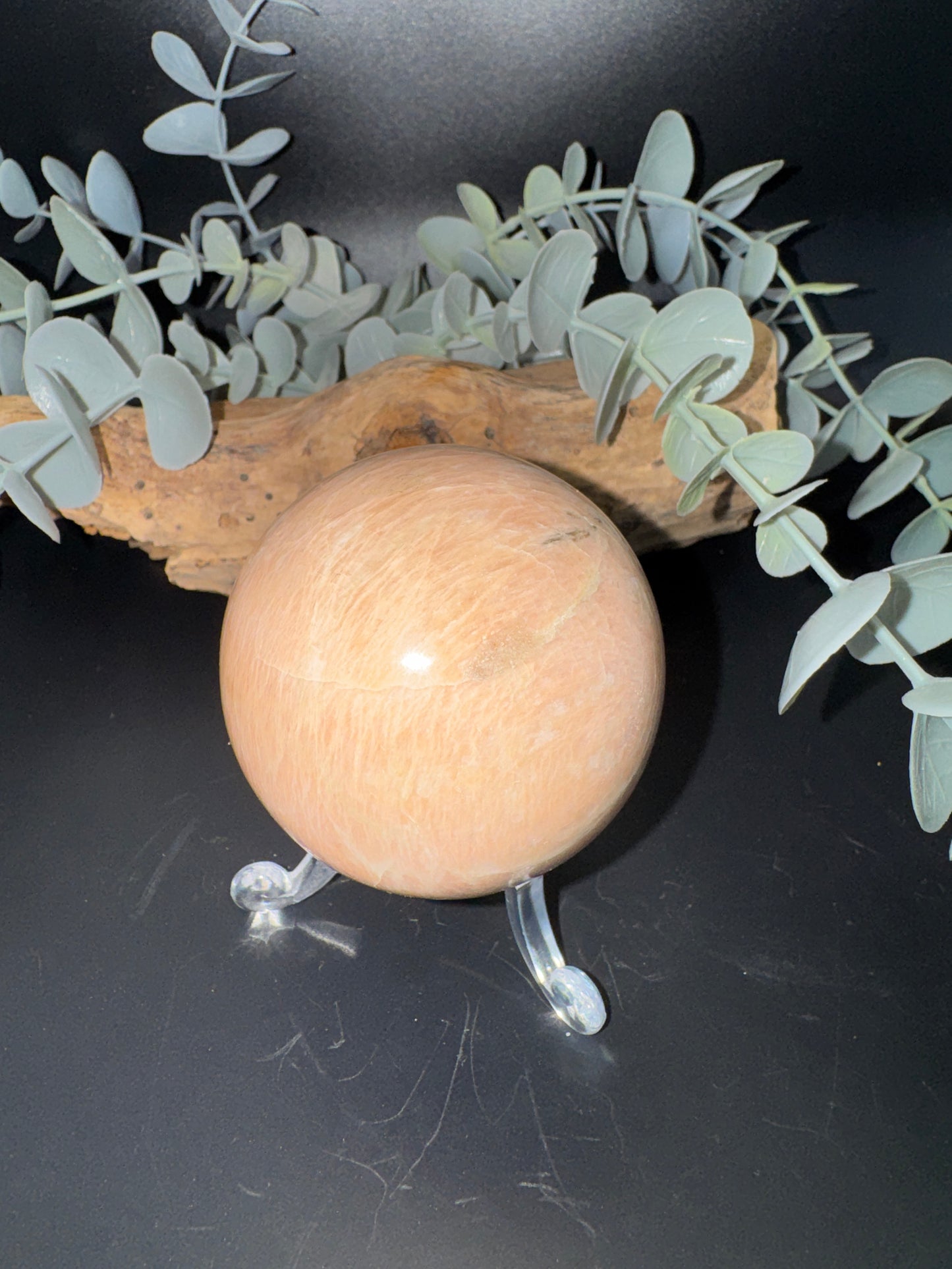 Peach Moonstone Sphere