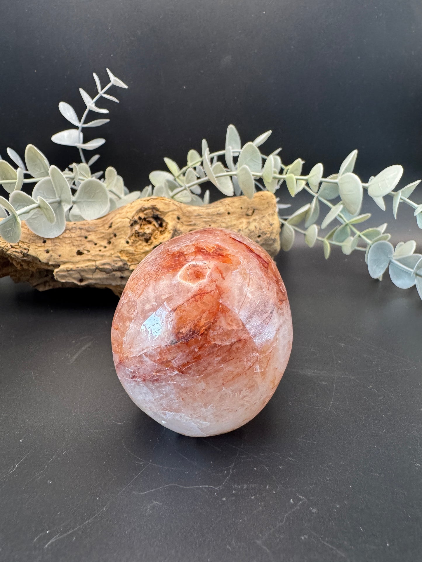 Fire Quartz Skull