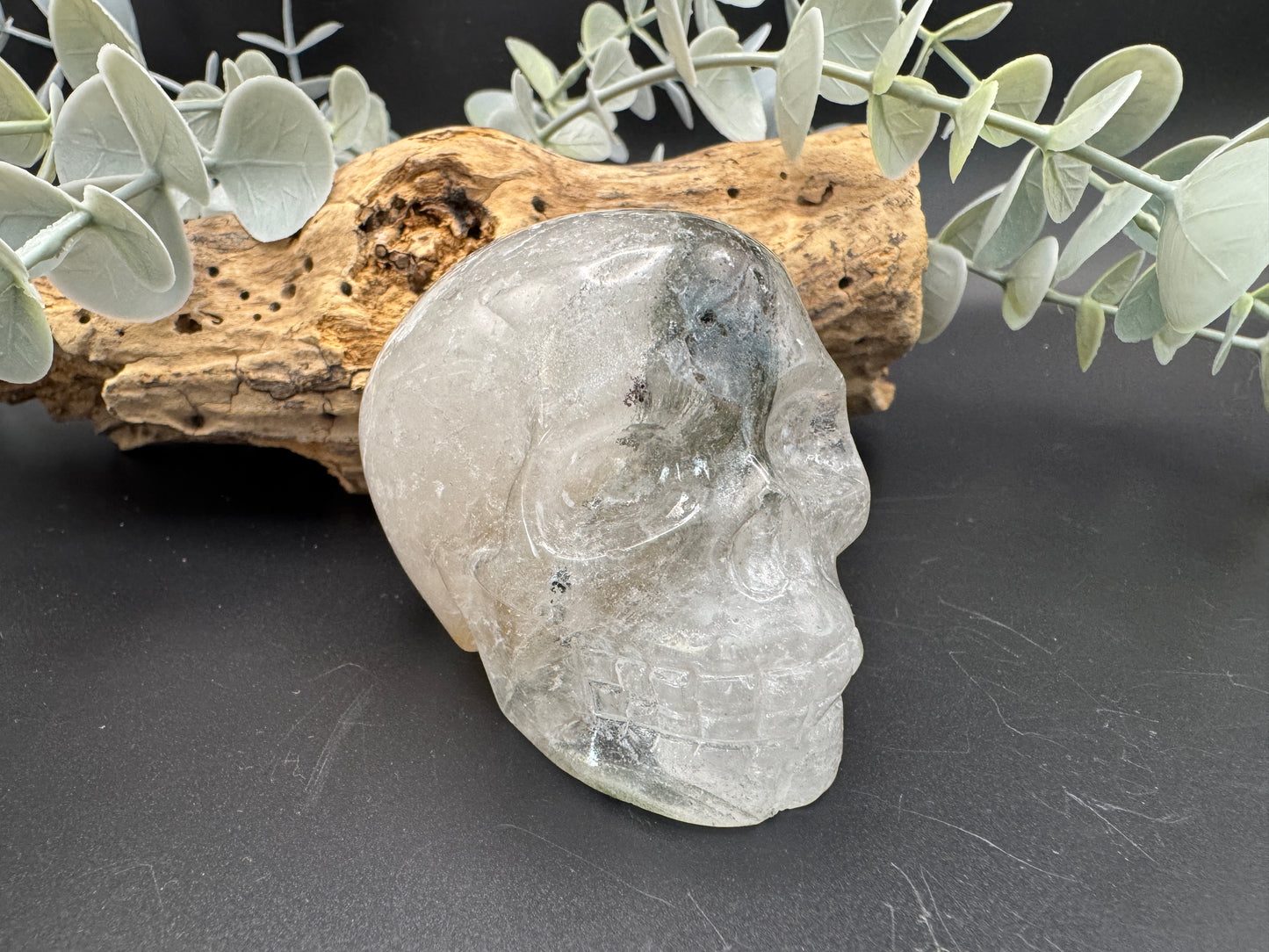 Garden Quartz Skull
