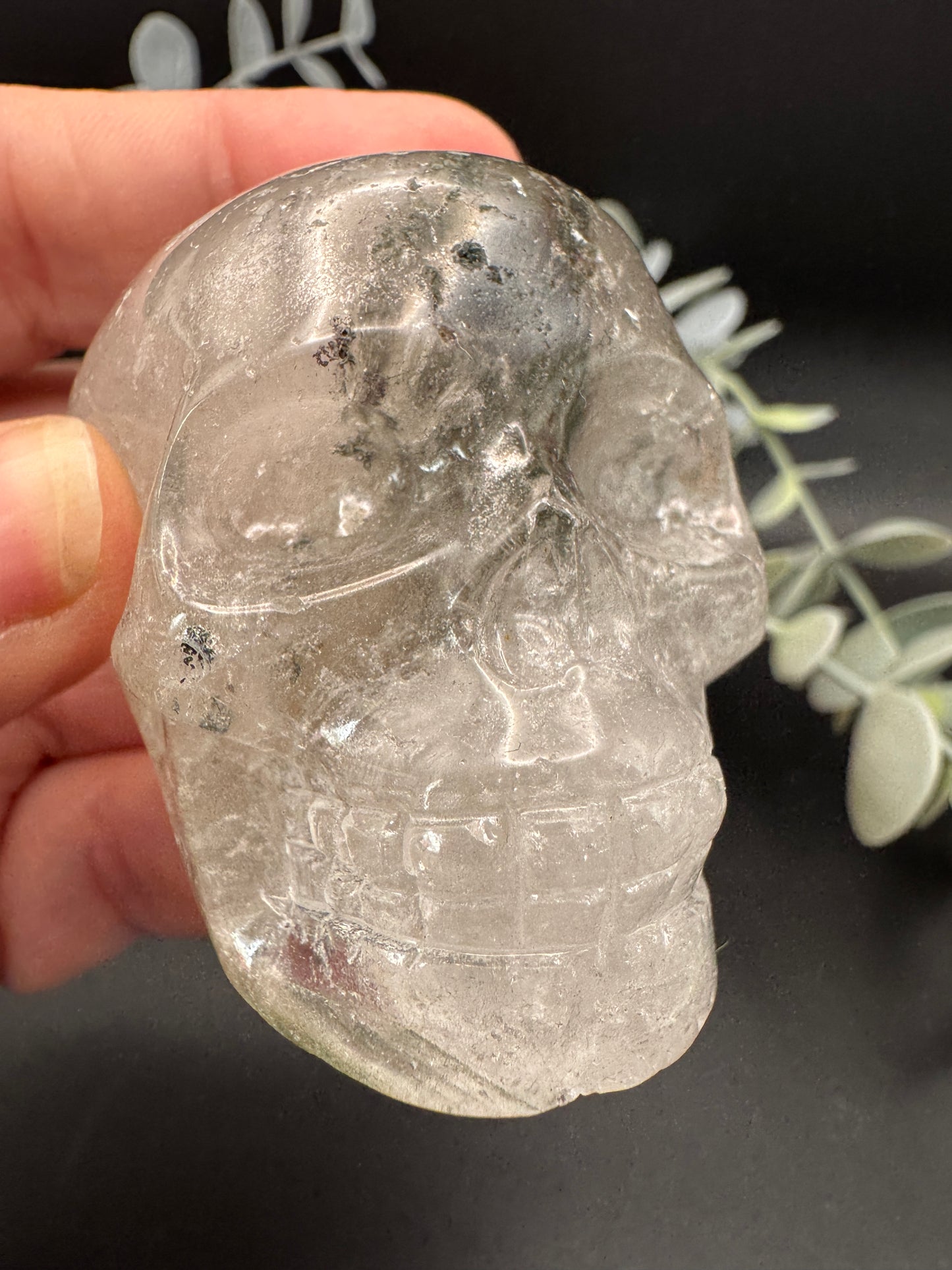 Garden Quartz Skull