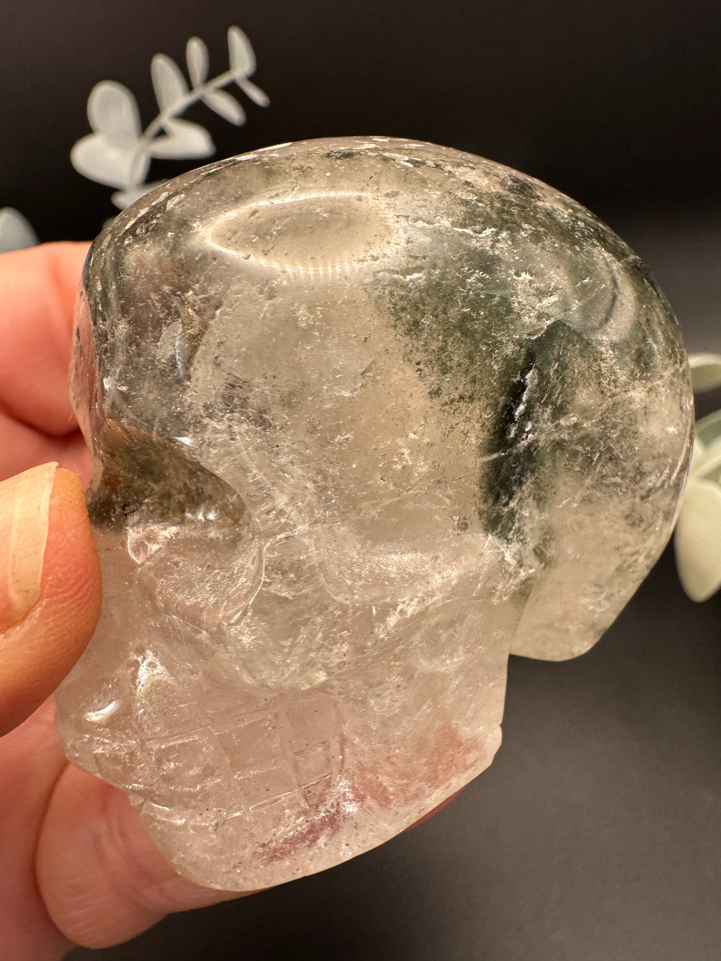 Garden Quartz Skull