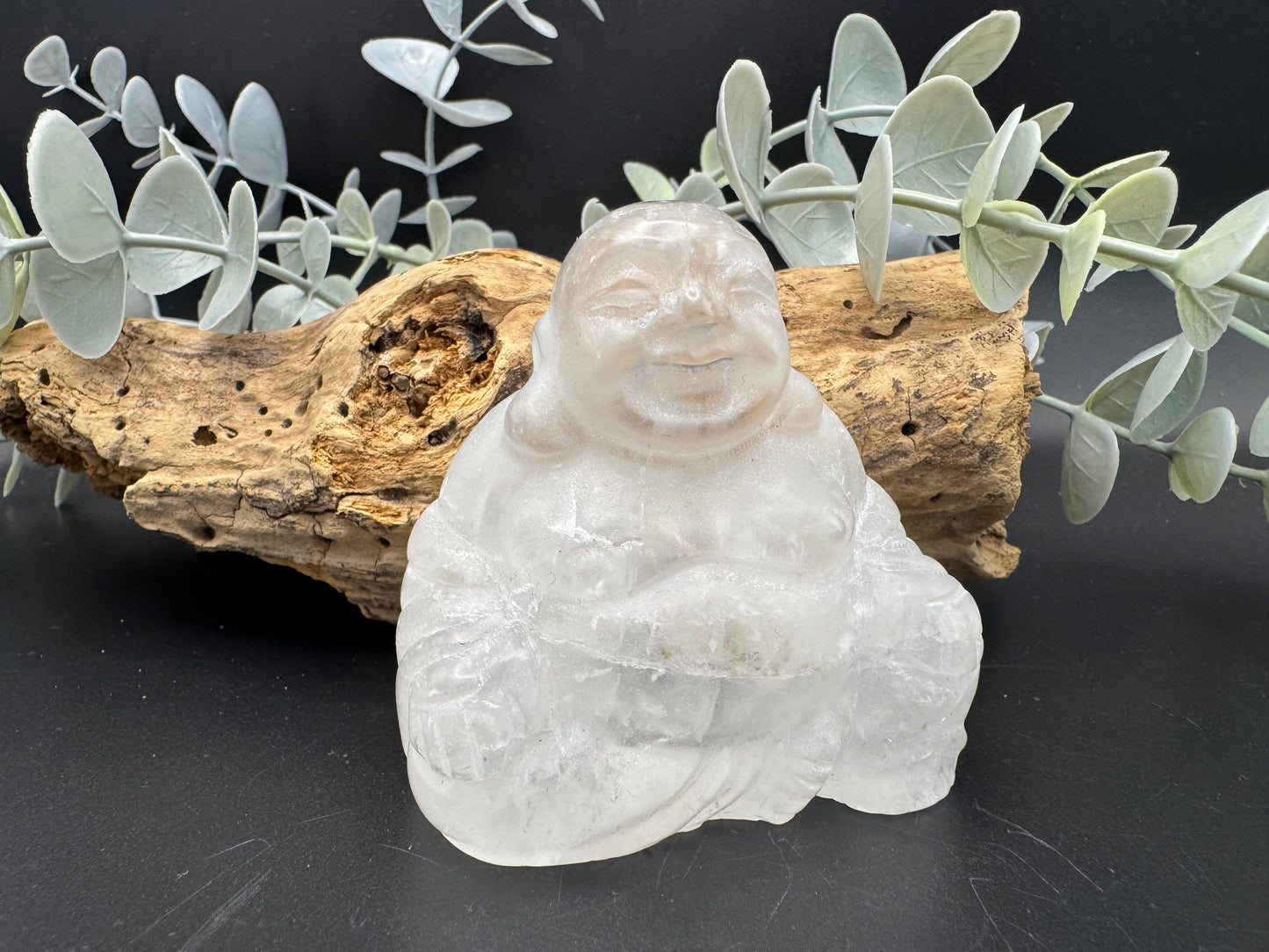 Clear Quartz Buddha