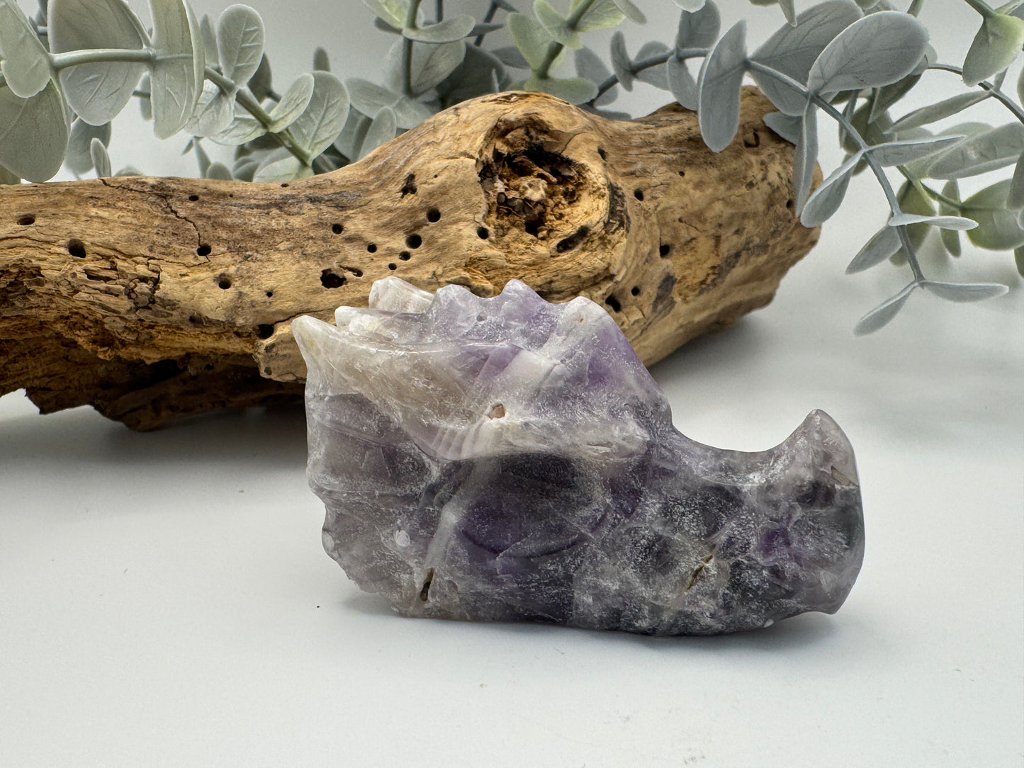 Amethyst Dragon Head