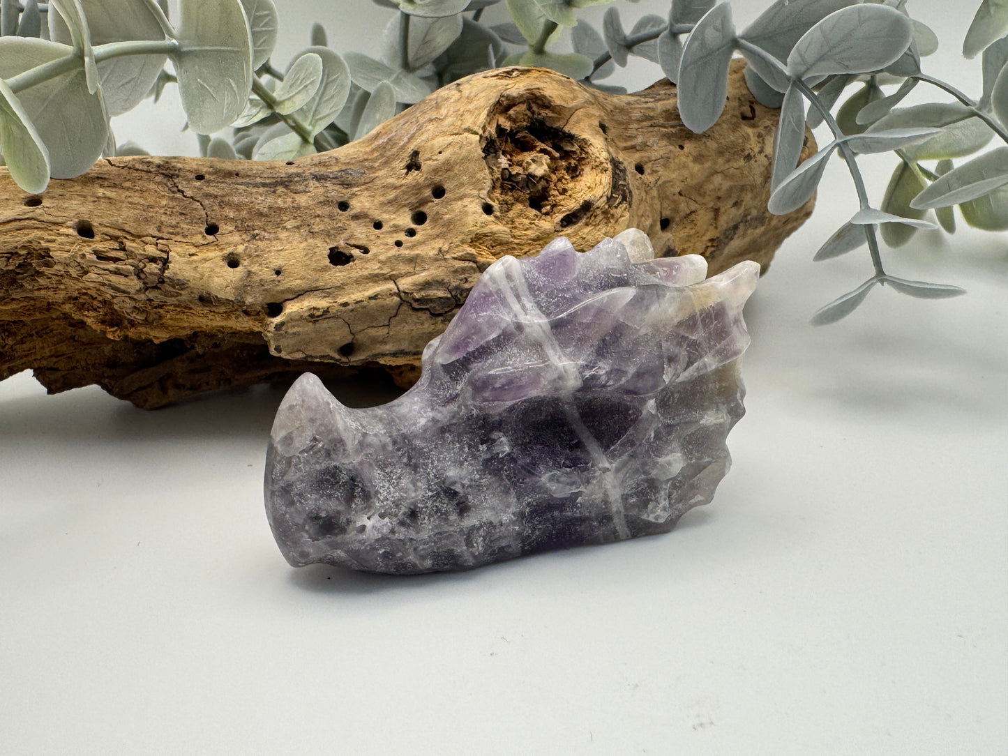 Amethyst Dragon Head