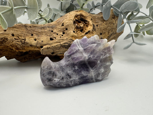 Amethyst Dragon Head