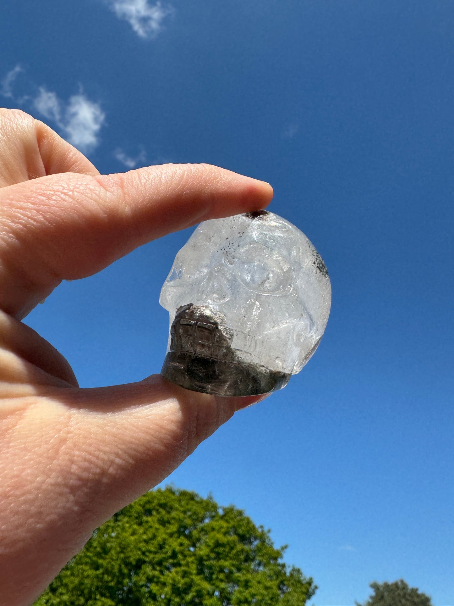 Garden Quartz Skull