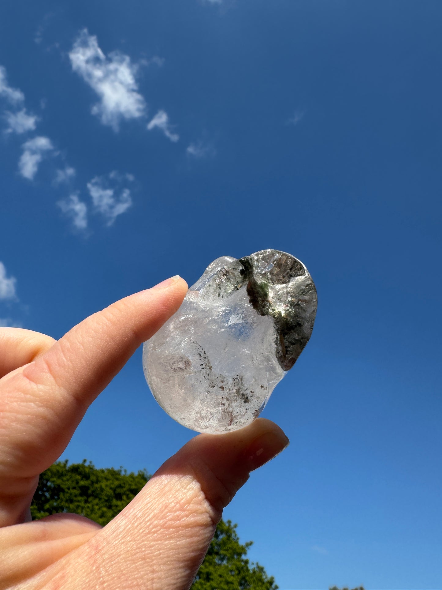 Garden Quartz Skull