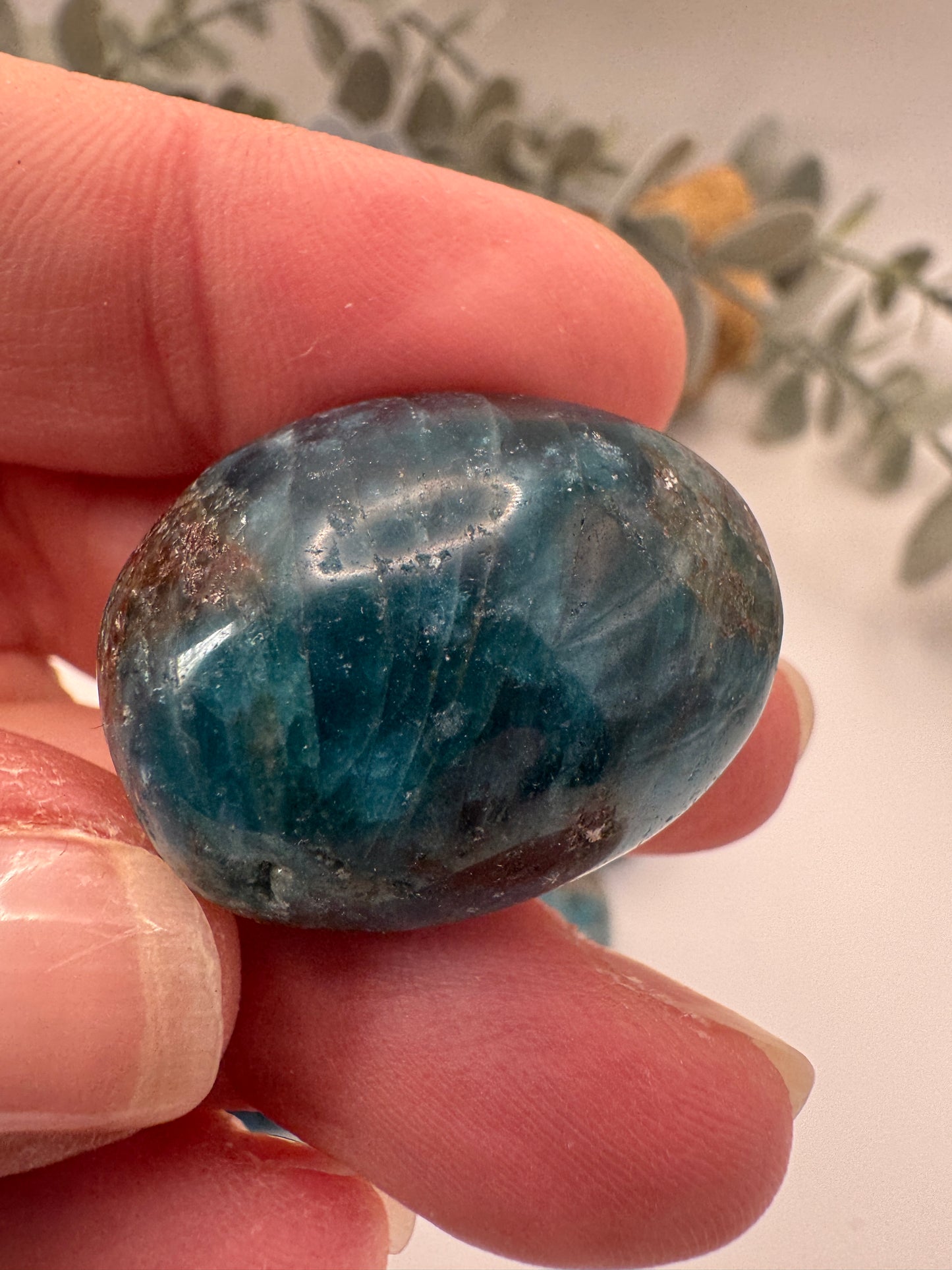 Blue Apatite Tumblestones