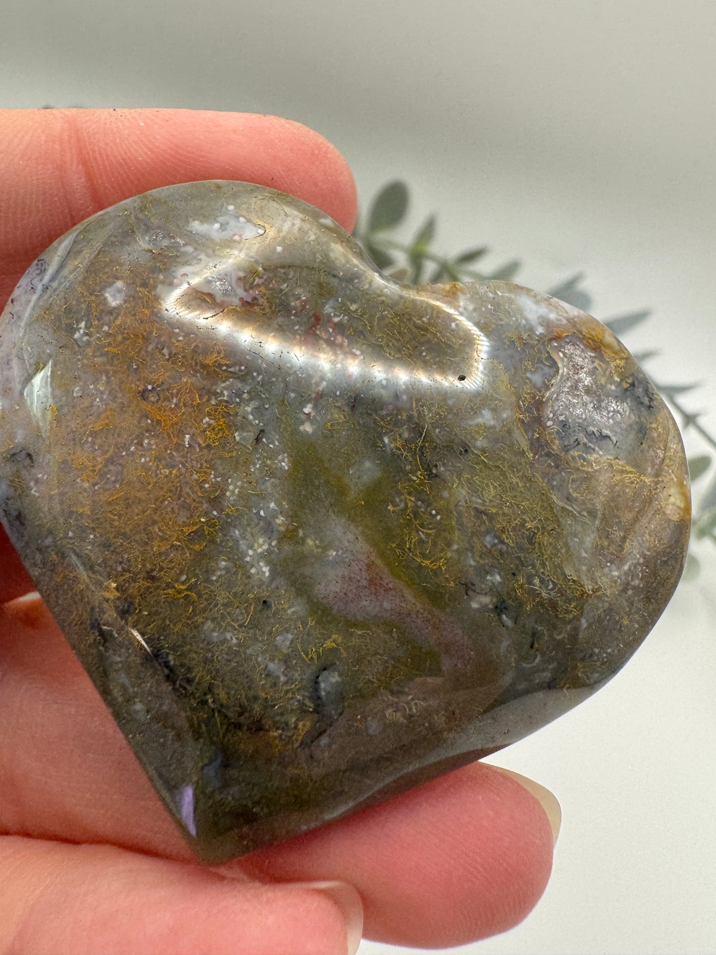 Ocean Jasper Heart