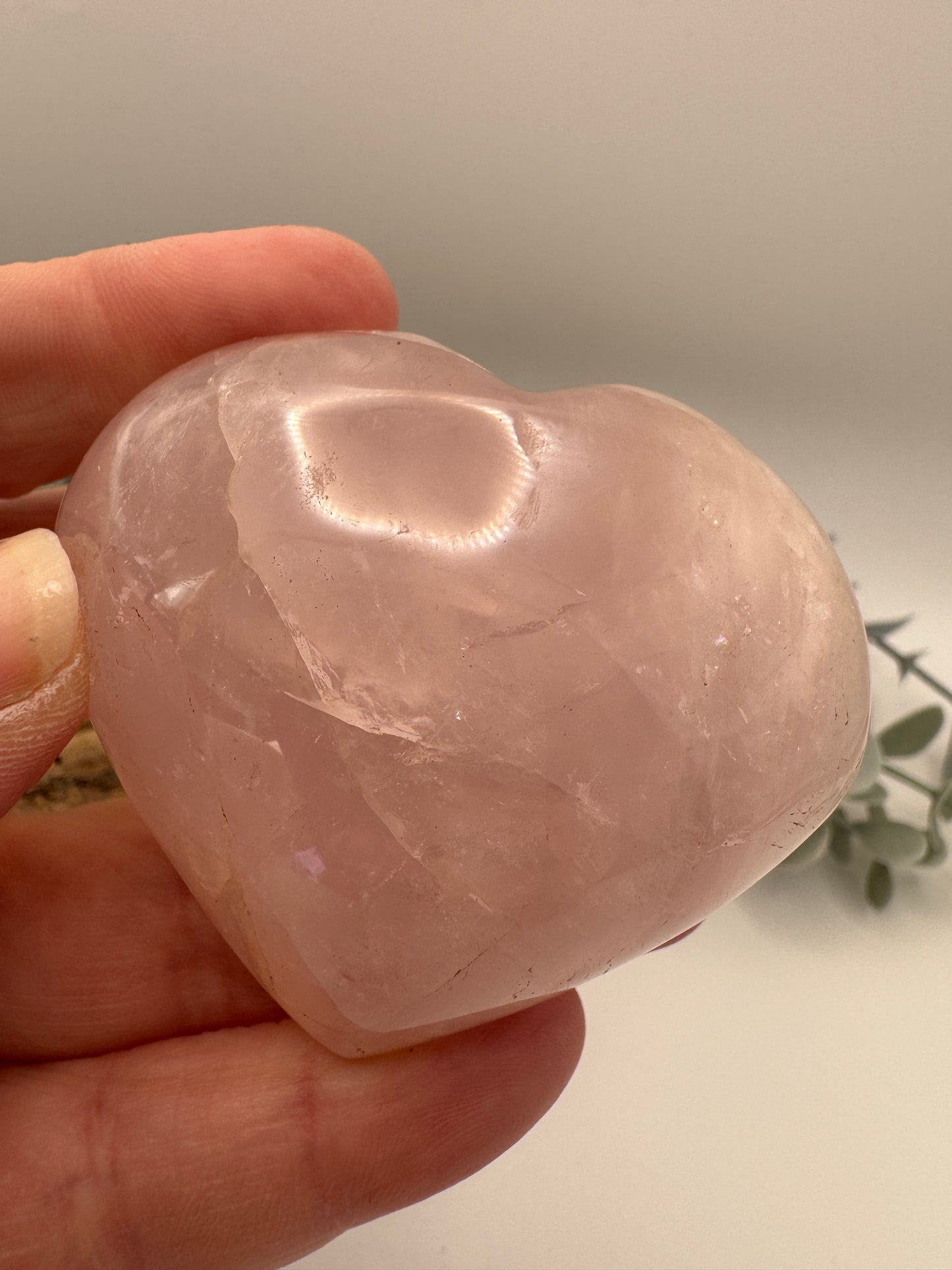 Rose Quartz Heart