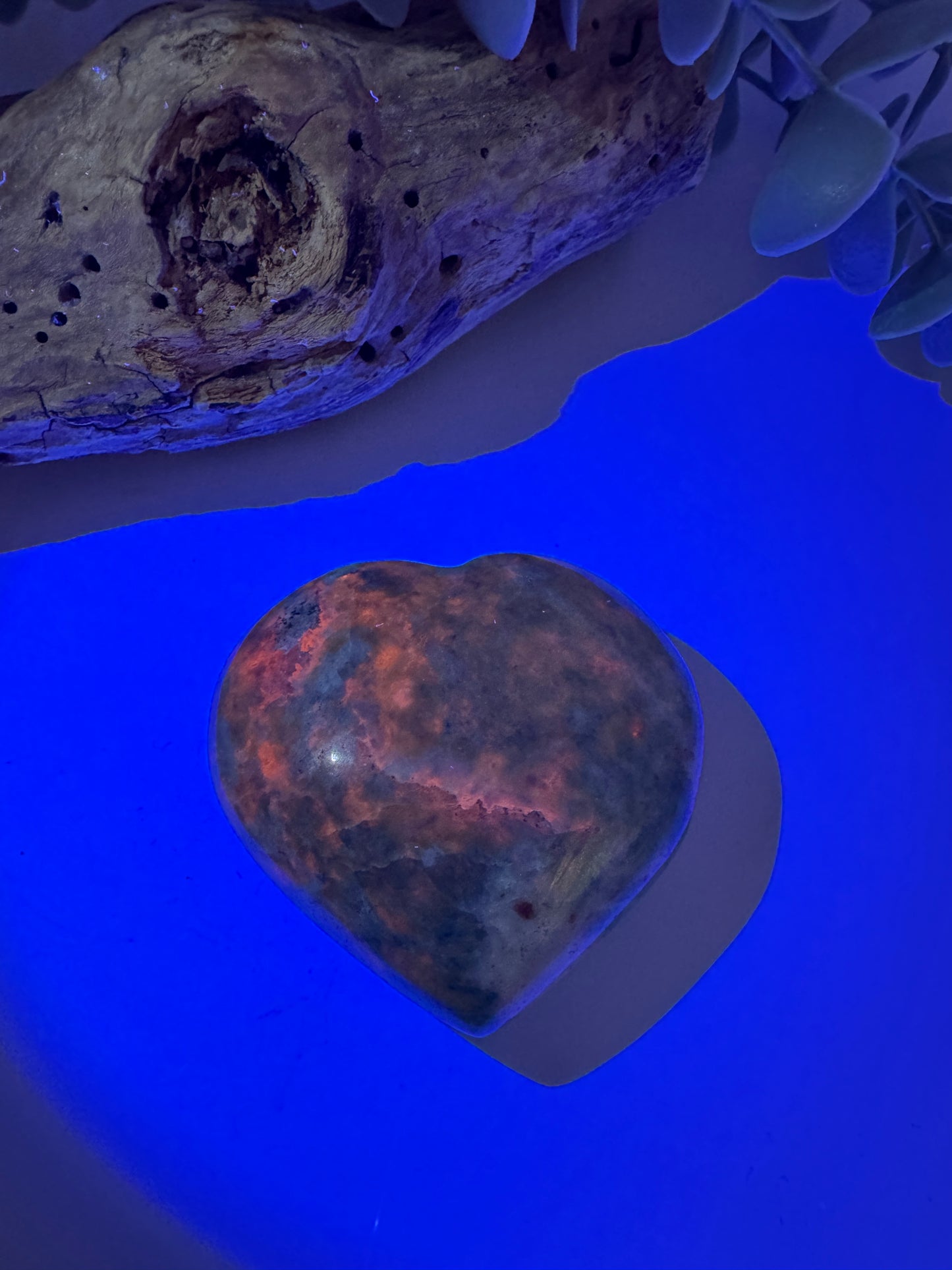 Hackmanite & Sodalite Heart