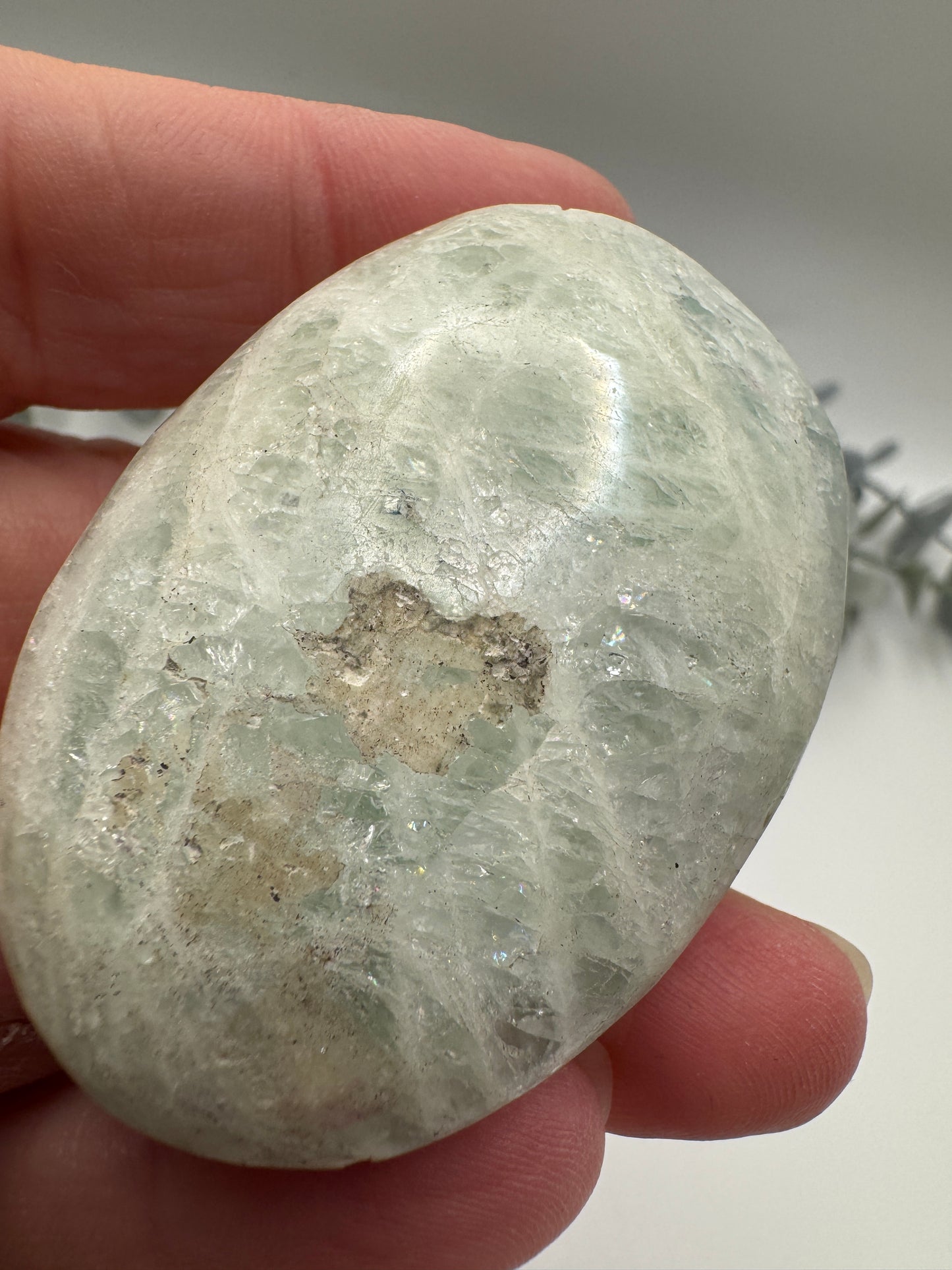 Aquamarine Palm Stone