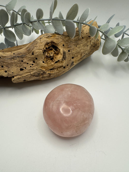 Rose Quartz Palm Stone