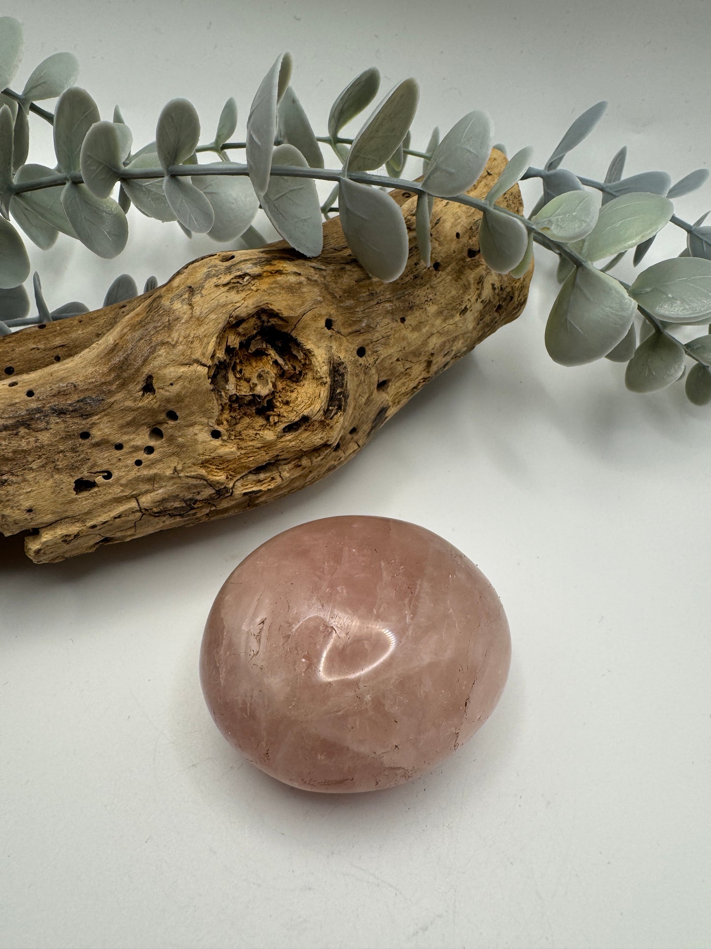 Rose Quartz Palm Stone