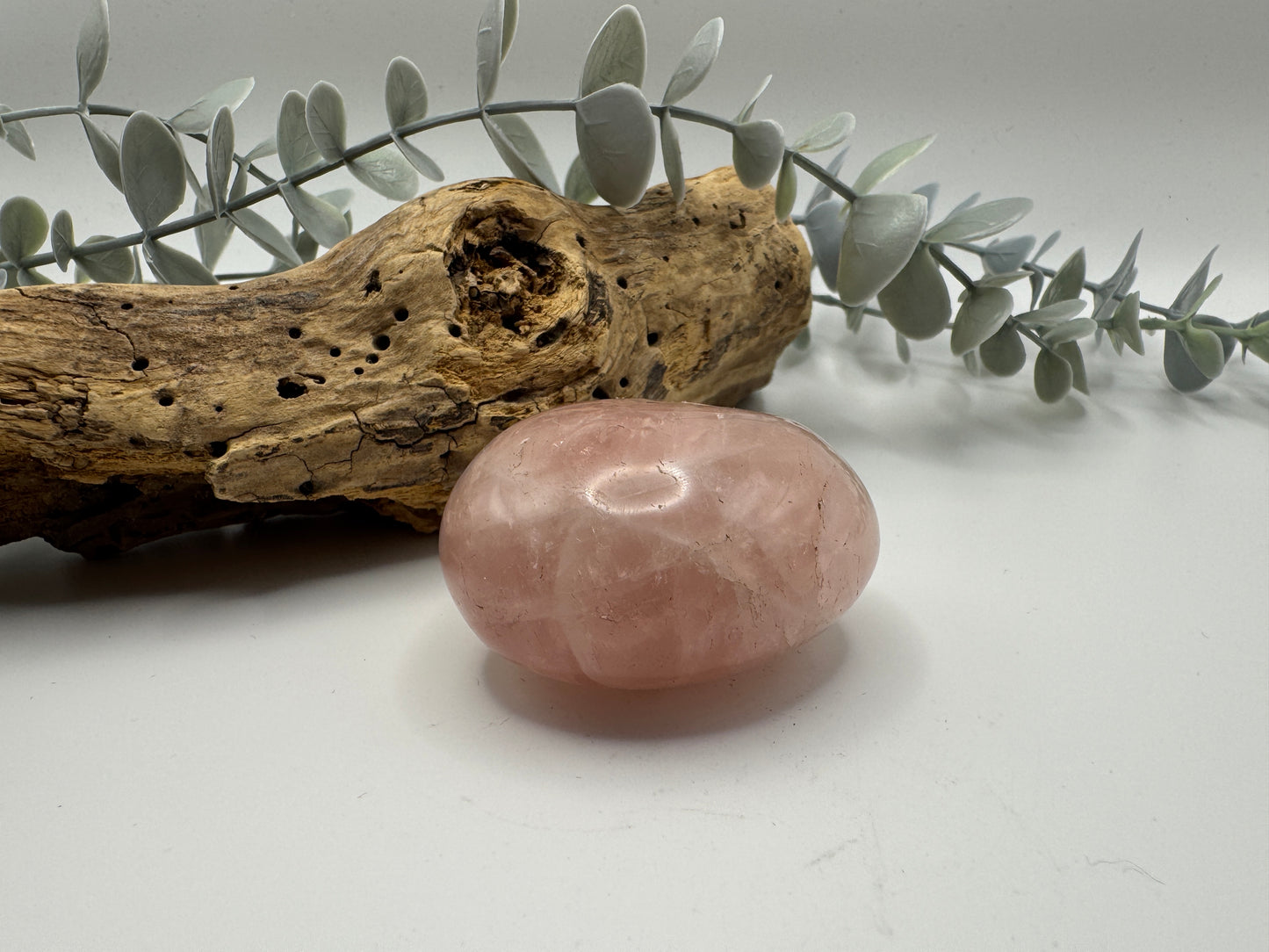 Rose Quartz Palm Stone