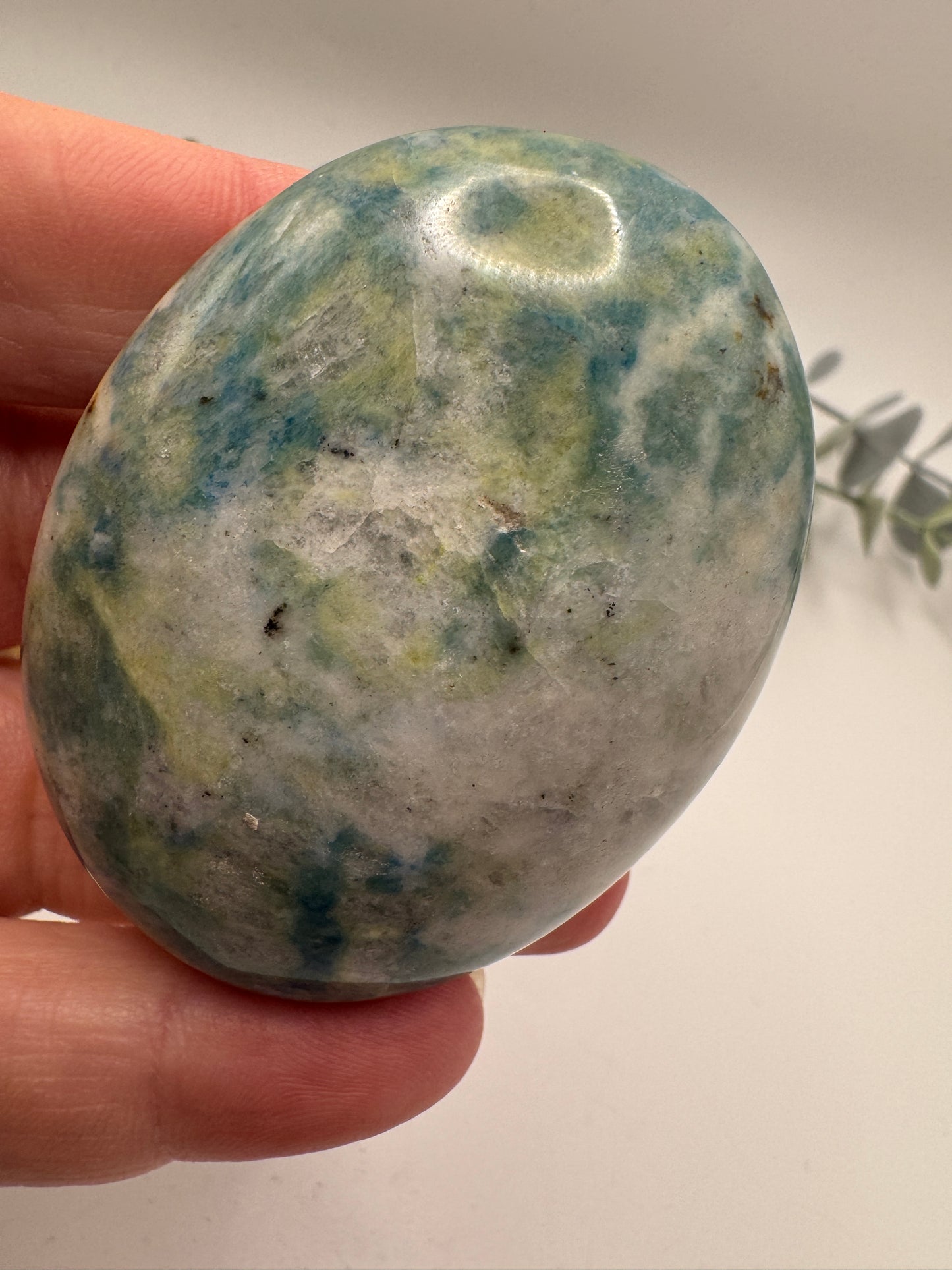 Hackmanite Sodalite Palm Stone