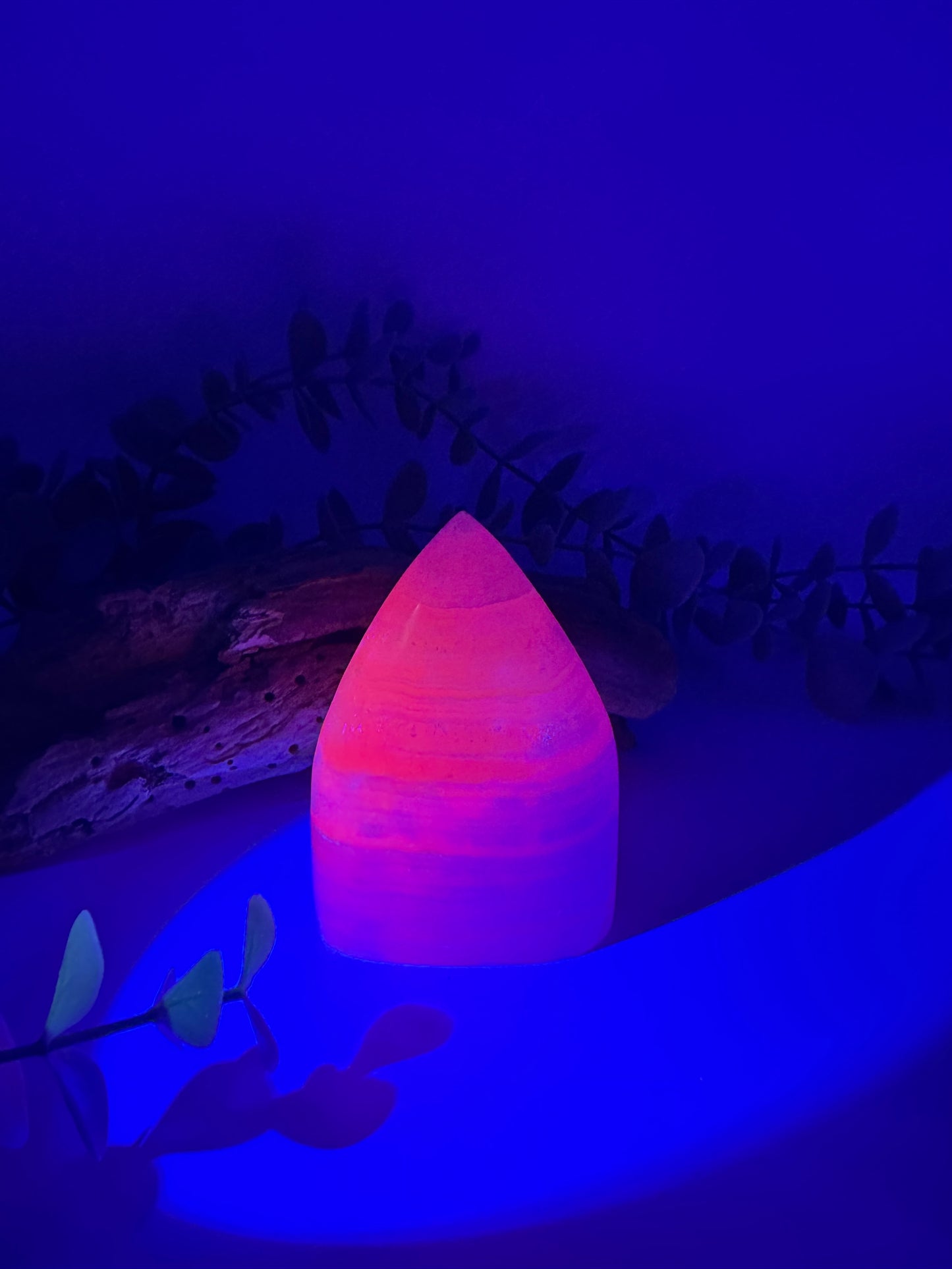 Pink Calcite Flame