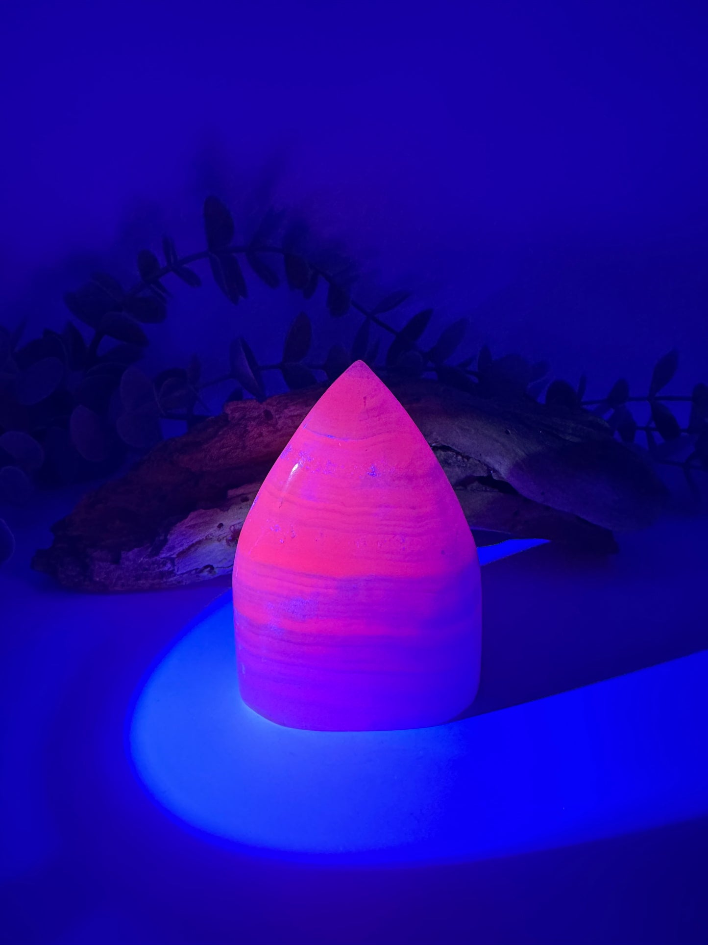 Pink Calcite Flame