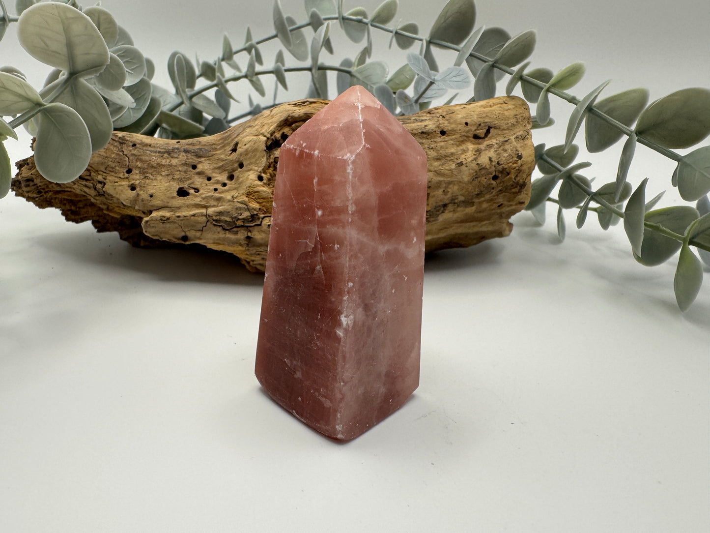 Rose Calcite Tower
