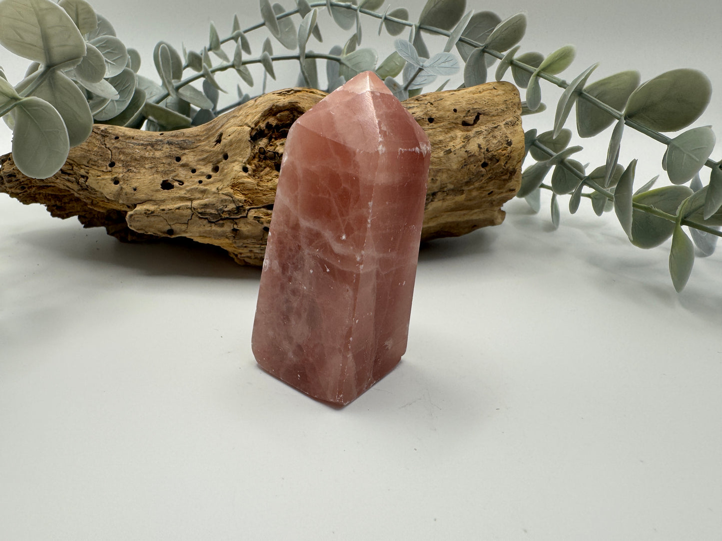 Rose Calcite Tower