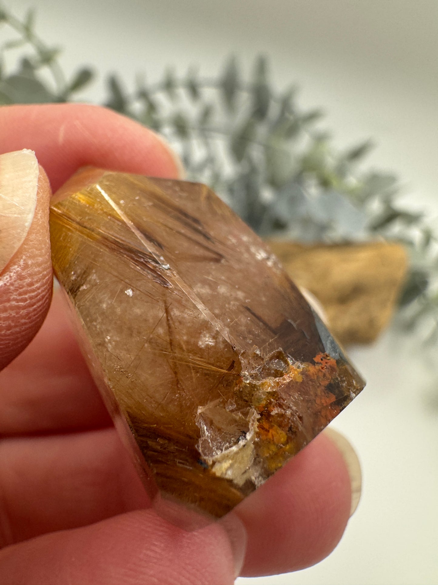 Rutilated Quartz Point