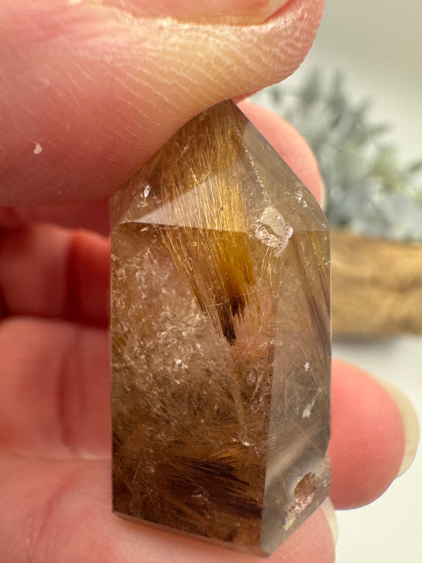 Rutilated Quartz Point