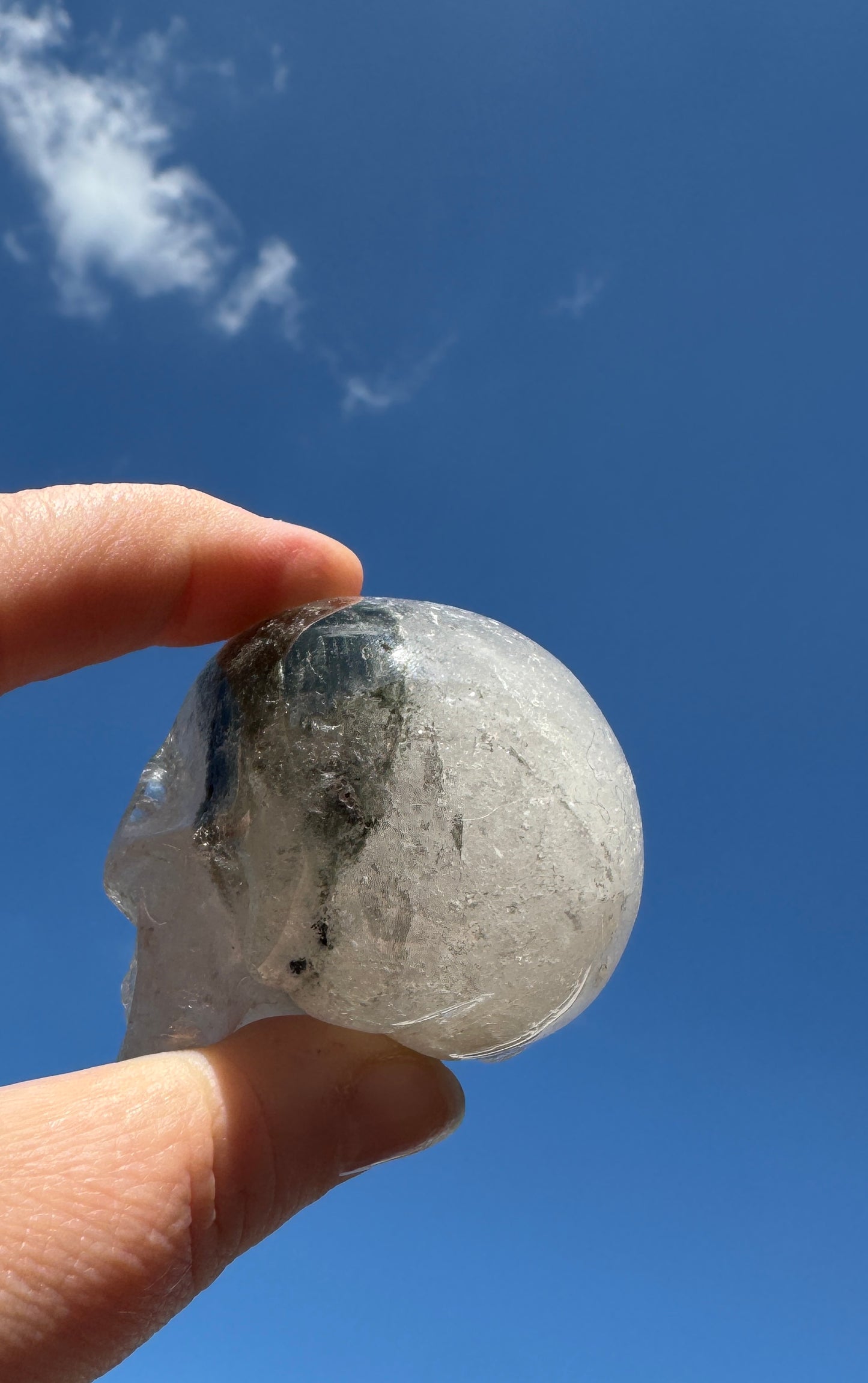 Garden Quartz Skull